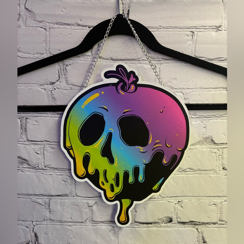 5/$20 Disney Villains Wall Hanger Poison Apple Home Decor‎ 9x12 inches Halloween